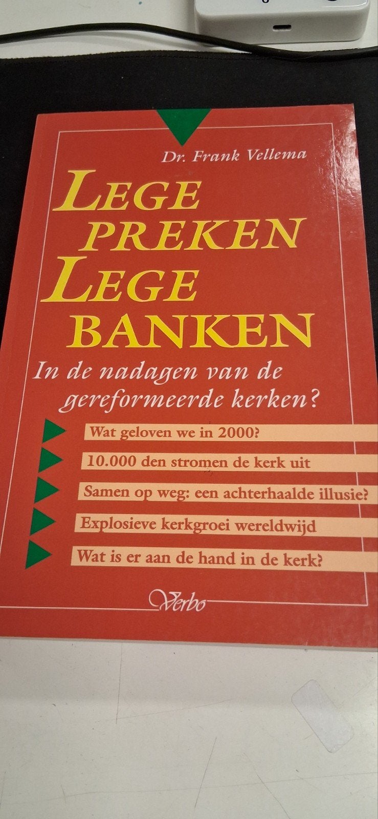Lege Preken Lege Banken - Dr. Frank Vellema, Gelezen, Christendom | Protestants, Ophalen of Verzenden, Dr. Frank Vellema