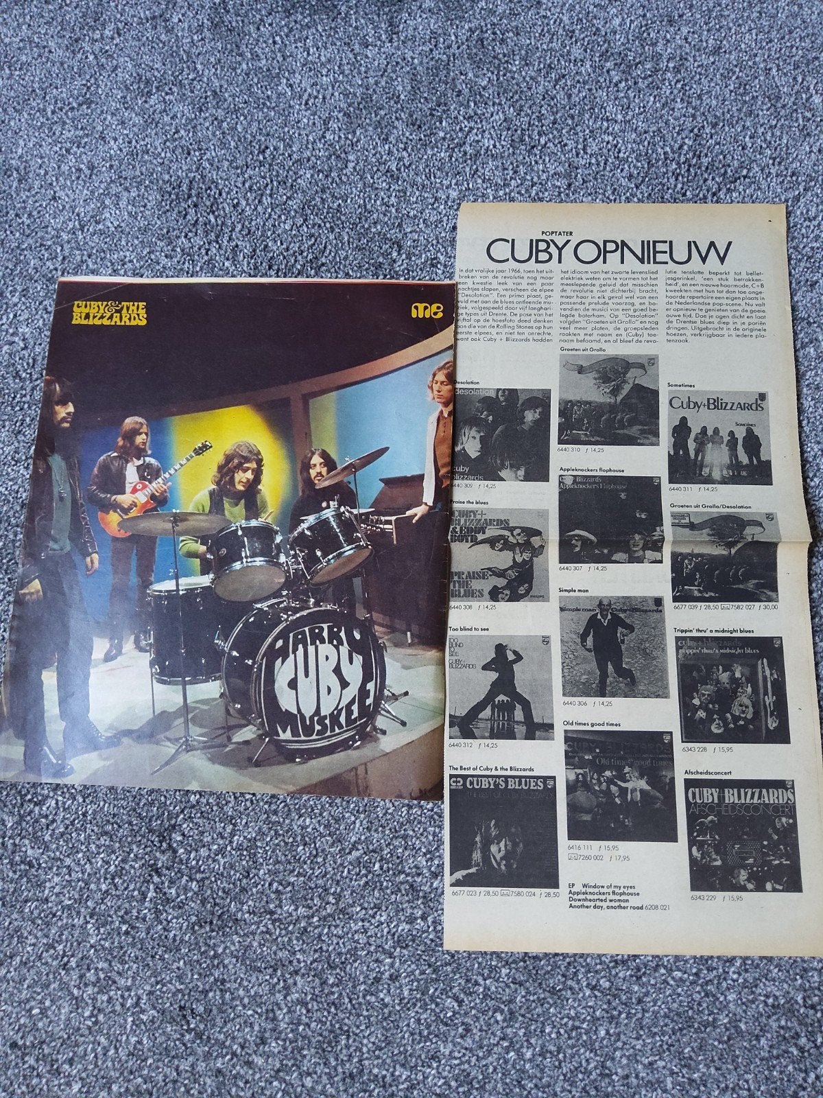 Cuby and the Blizzards, Ophalen of Verzenden, Gebruikt, Boek, Tijdschrift of Artikel