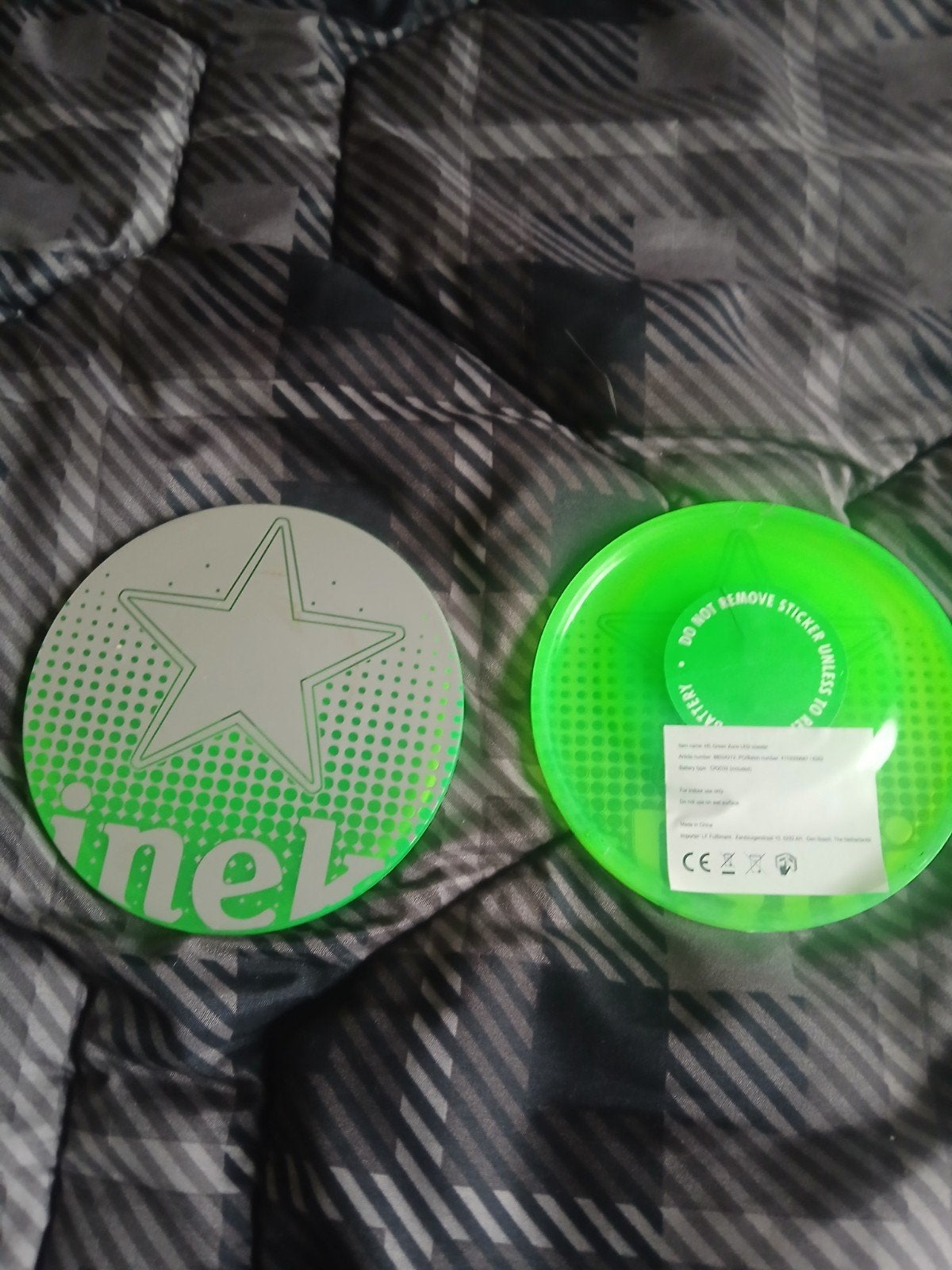 Heineken onderzetters - Set van 2, Ophalen, Glasonderzetter, Meerkleurig, Zo goed als nieuw