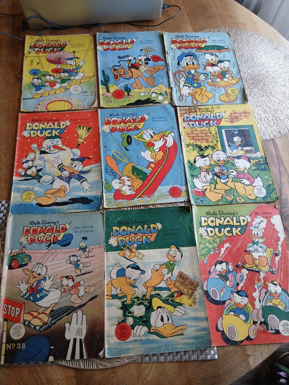 donald ducks 1955 1956, Boeken, Meerdere comics, Ophalen of Verzenden, Gelezen, Europa
