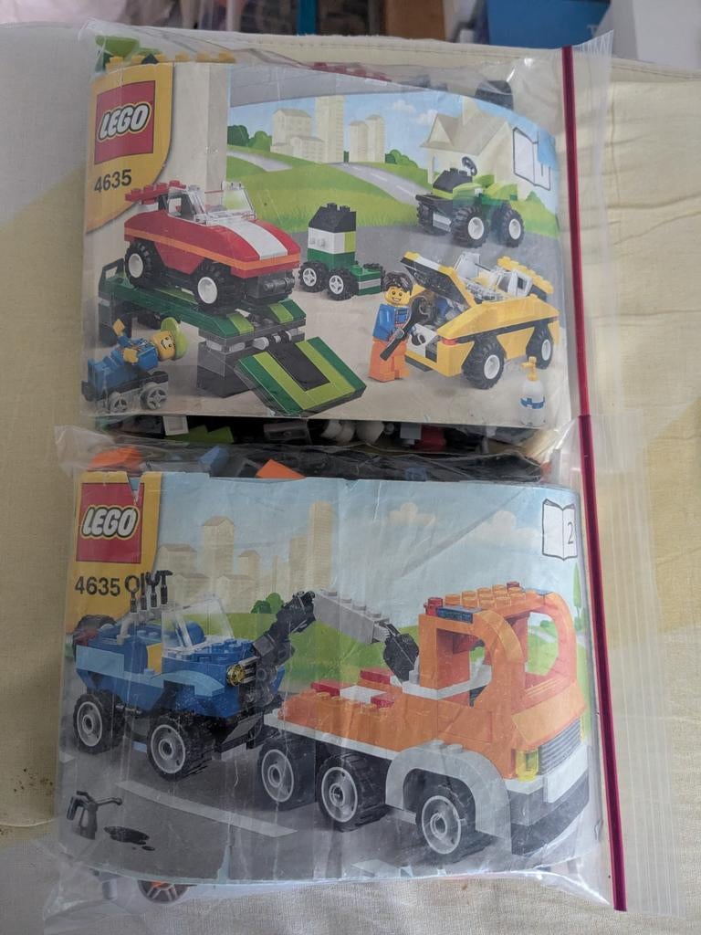Legoset 4635 Spelen met voertuigen, Gebruikt, Lego, Compleet, Ophalen of Verzenden