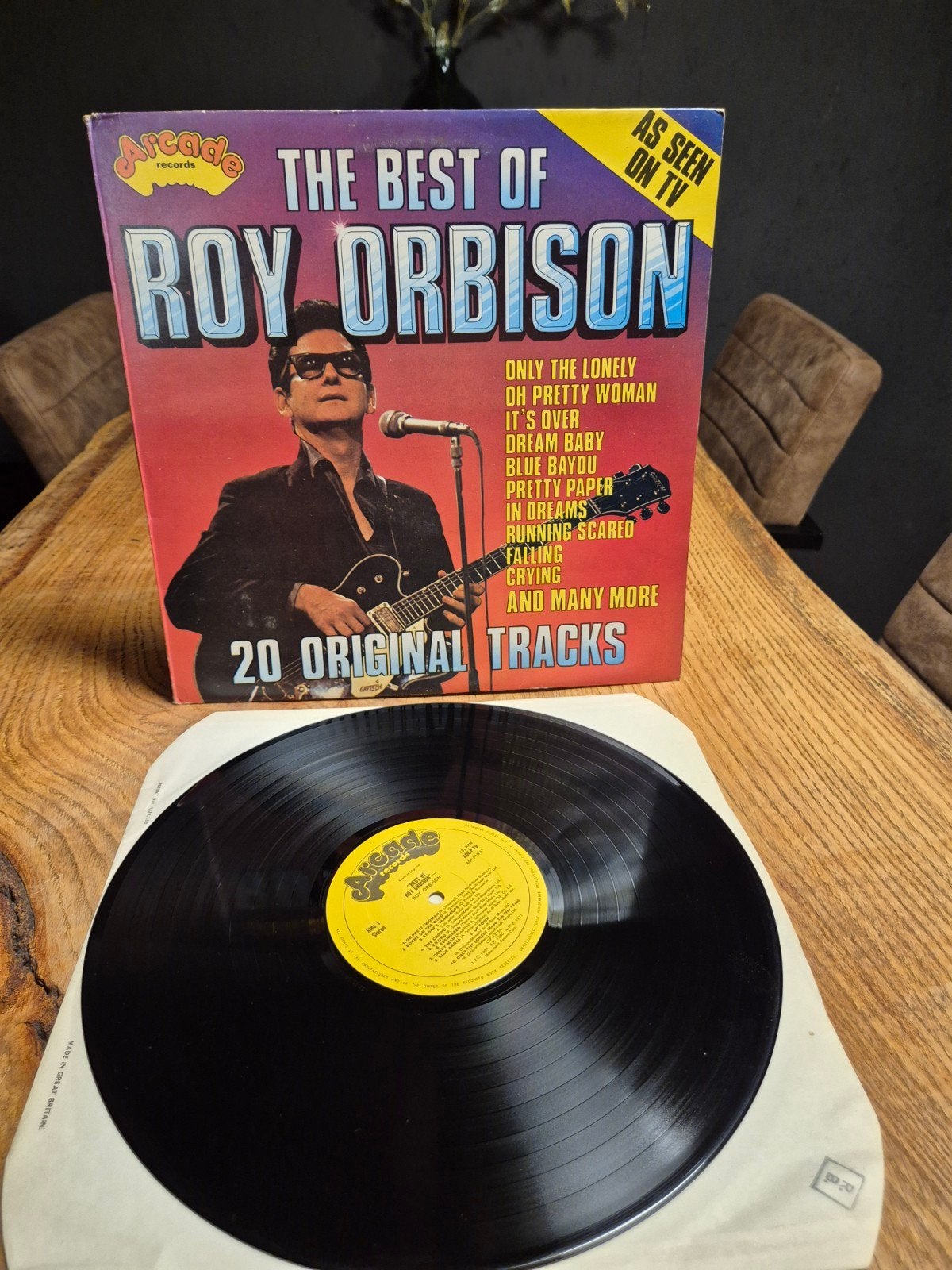The Best of Roy Orbison LP - Arcade Records, LP, Gebruikt, Pop, Ophalen of Verzenden