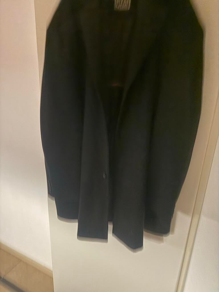 Zwarte winterjas STH UGE, Kleding | Heren, Ophalen of Verzenden, Zo goed als nieuw, Overige maten, Zwart