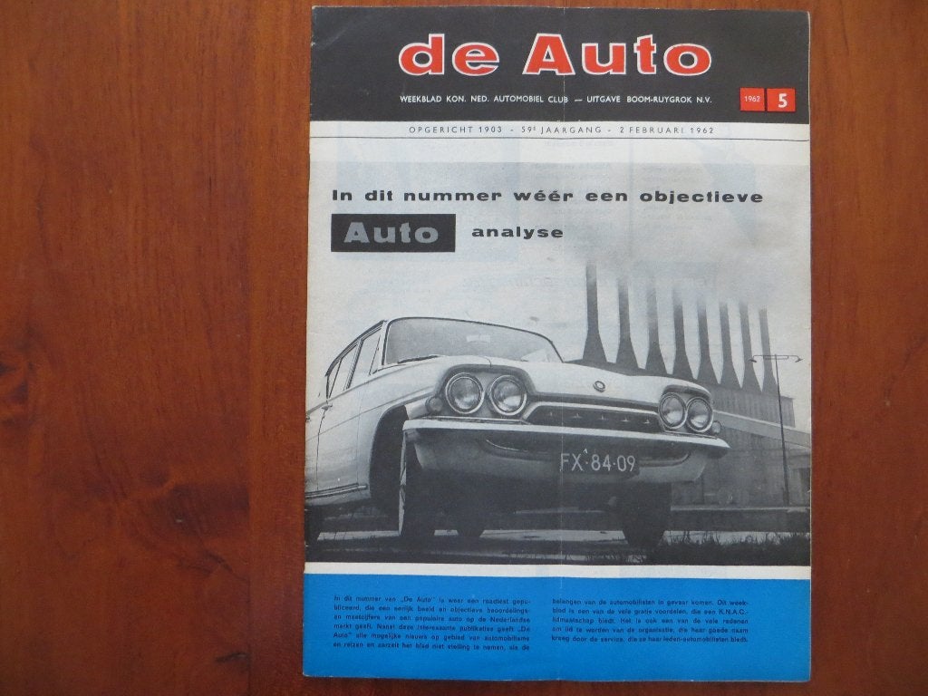 De Auto nr. 5 1962 test Ford Consul 315, Rally Monte Carlo, Ophalen of Verzenden, Ford