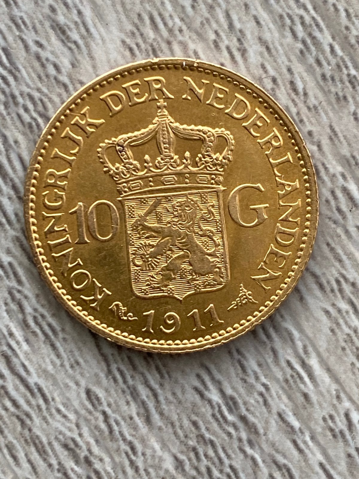 Gouden tientje, Postzegels en Munten, Ophalen of Verzenden, Koningin Wilhelmina, 10 gulden