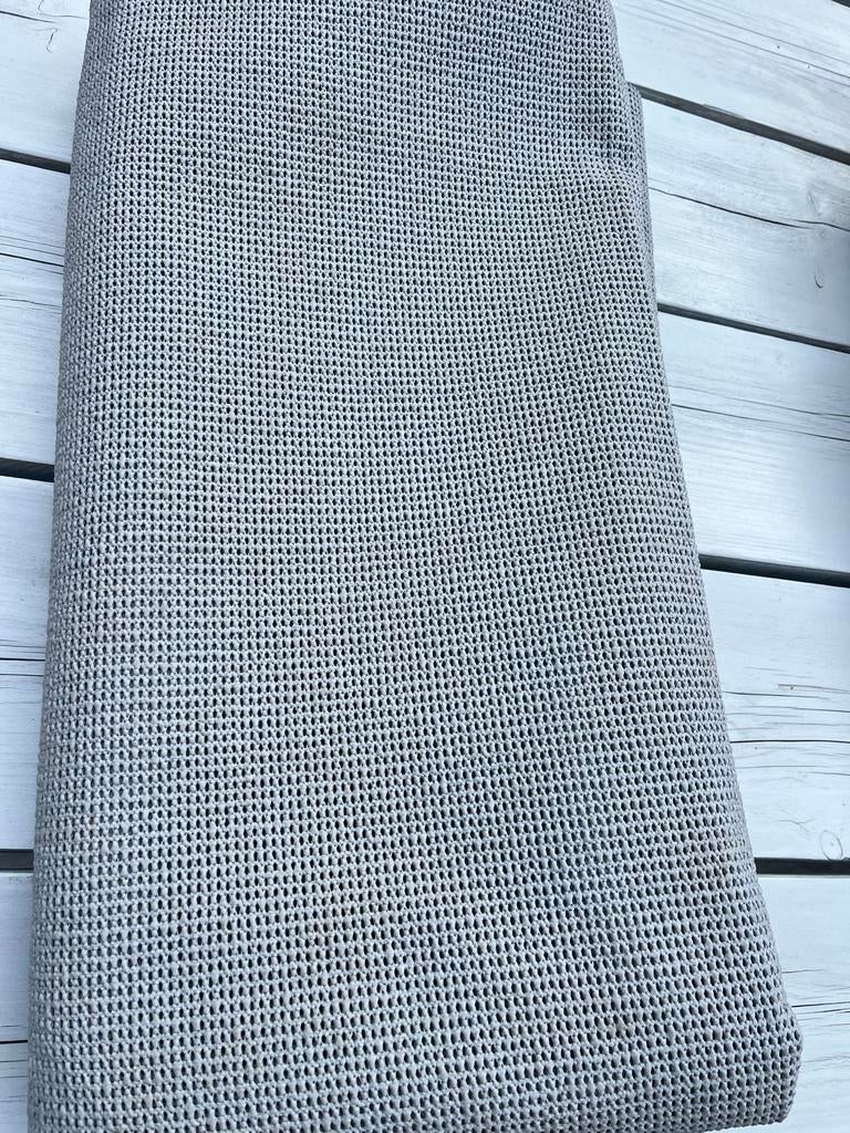 2x Grijs tenttapijt (2.50x2.10m & 3.40x2.50m), Caravans en Kamperen, Ophalen, Gebruikt