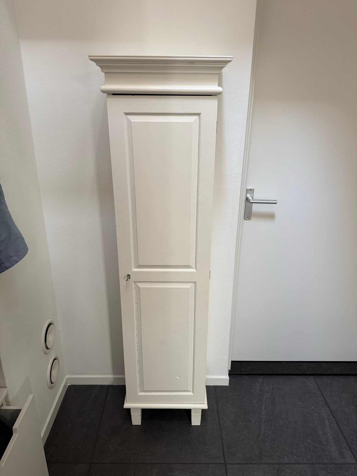 Smalle houten kast, ideaal voor IKEA lade kastjes, Huis en Inrichting, Ophalen, Gebruikt