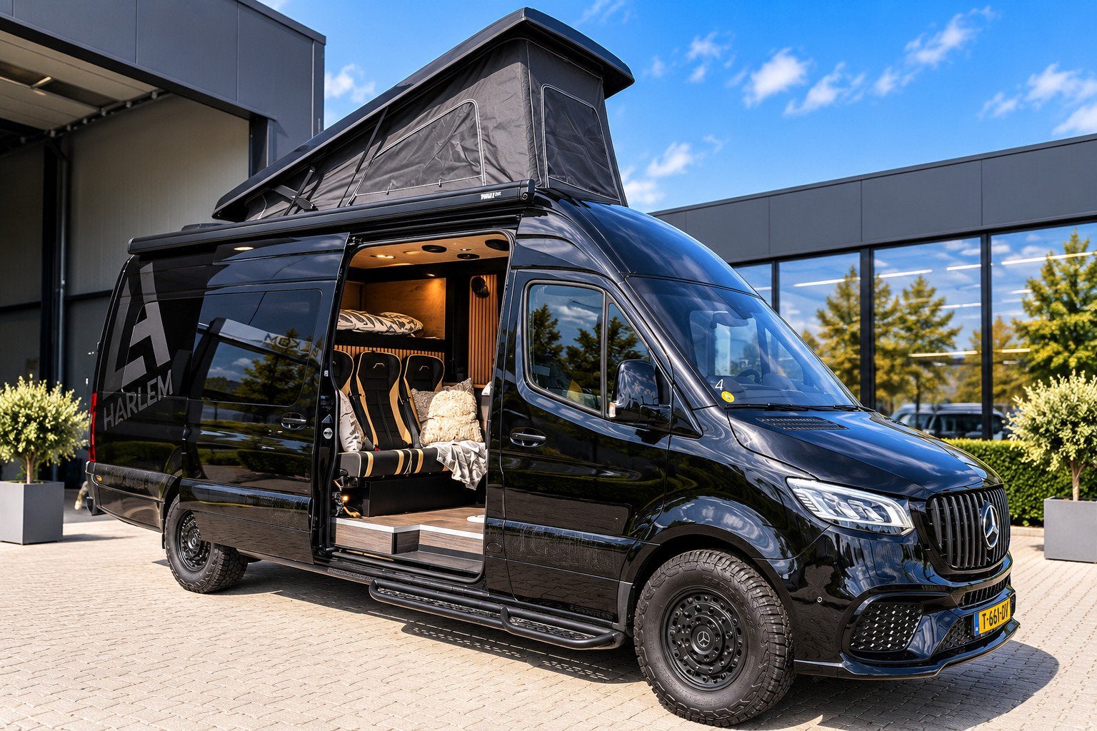 Mercedes Sprinter 319CDI 3.0L V6 190PK Exclusive L4H2 HEFDAK, Automaat, Chemisch toilet, Buscamper of Camperbus, Vloeistofverwarming