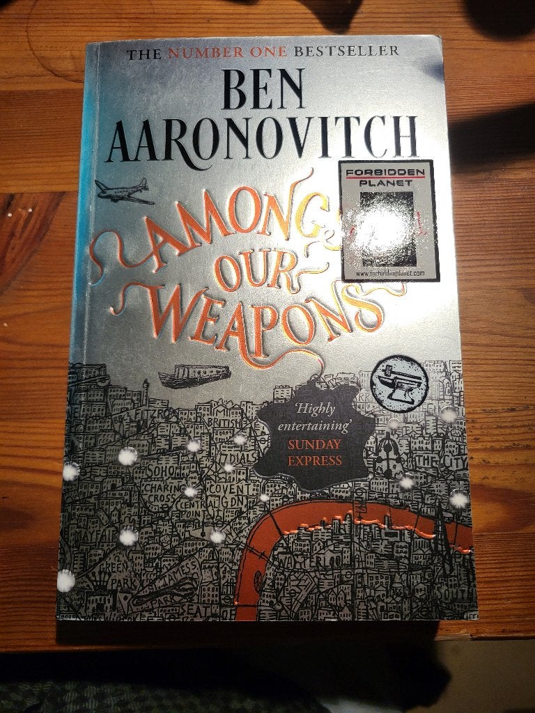 Ben Aaronovitch - Amongst Our Weapons - signed by the author, Ophalen of Verzenden, Zo goed als nieuw, Ben Aaronovitch