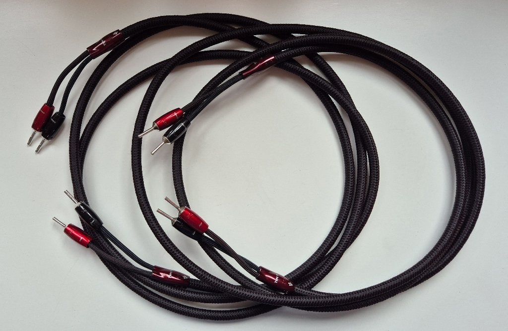 Audioquest Type 9, 2x3m luidsprekerkabel, Ophalen of Verzenden, Zo goed als nieuw, 2 tot 5 meter, Luidsprekerkabel