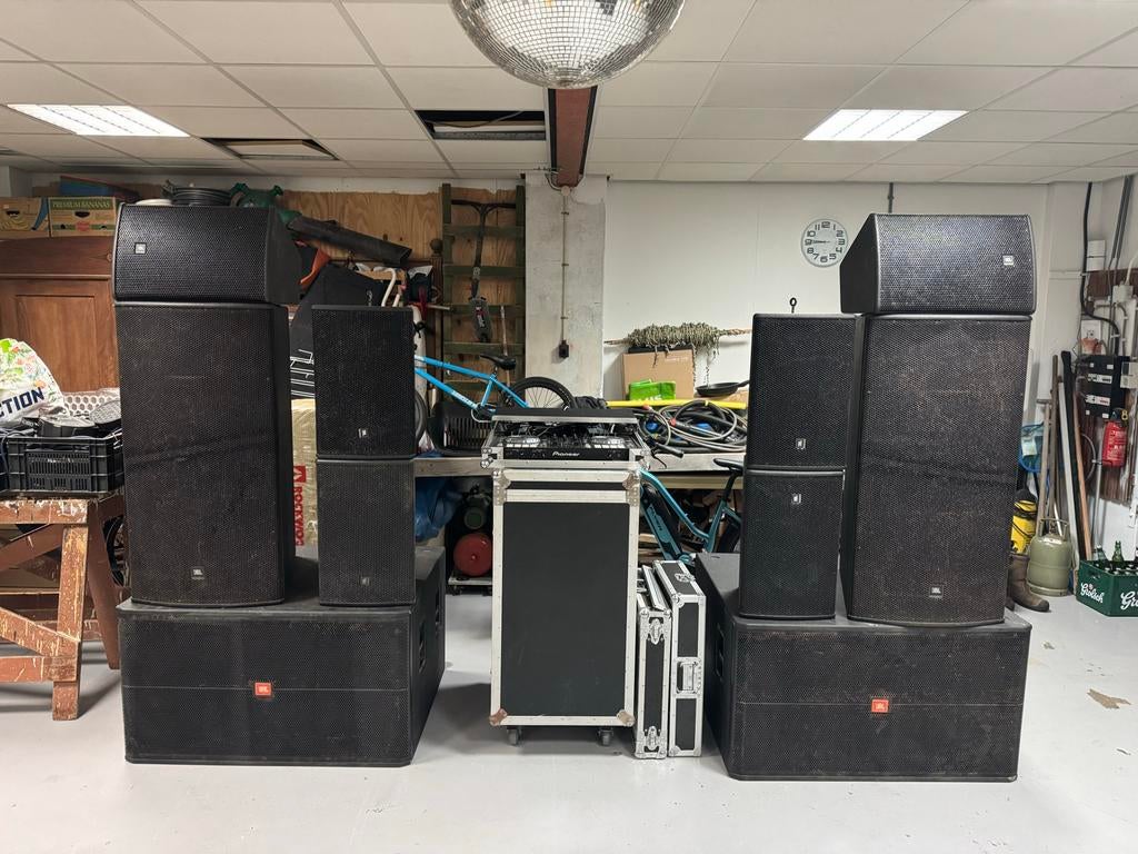 JBL SRX Geluidsset met Crown Versterkers, Ophalen, Gebruikt, Audio