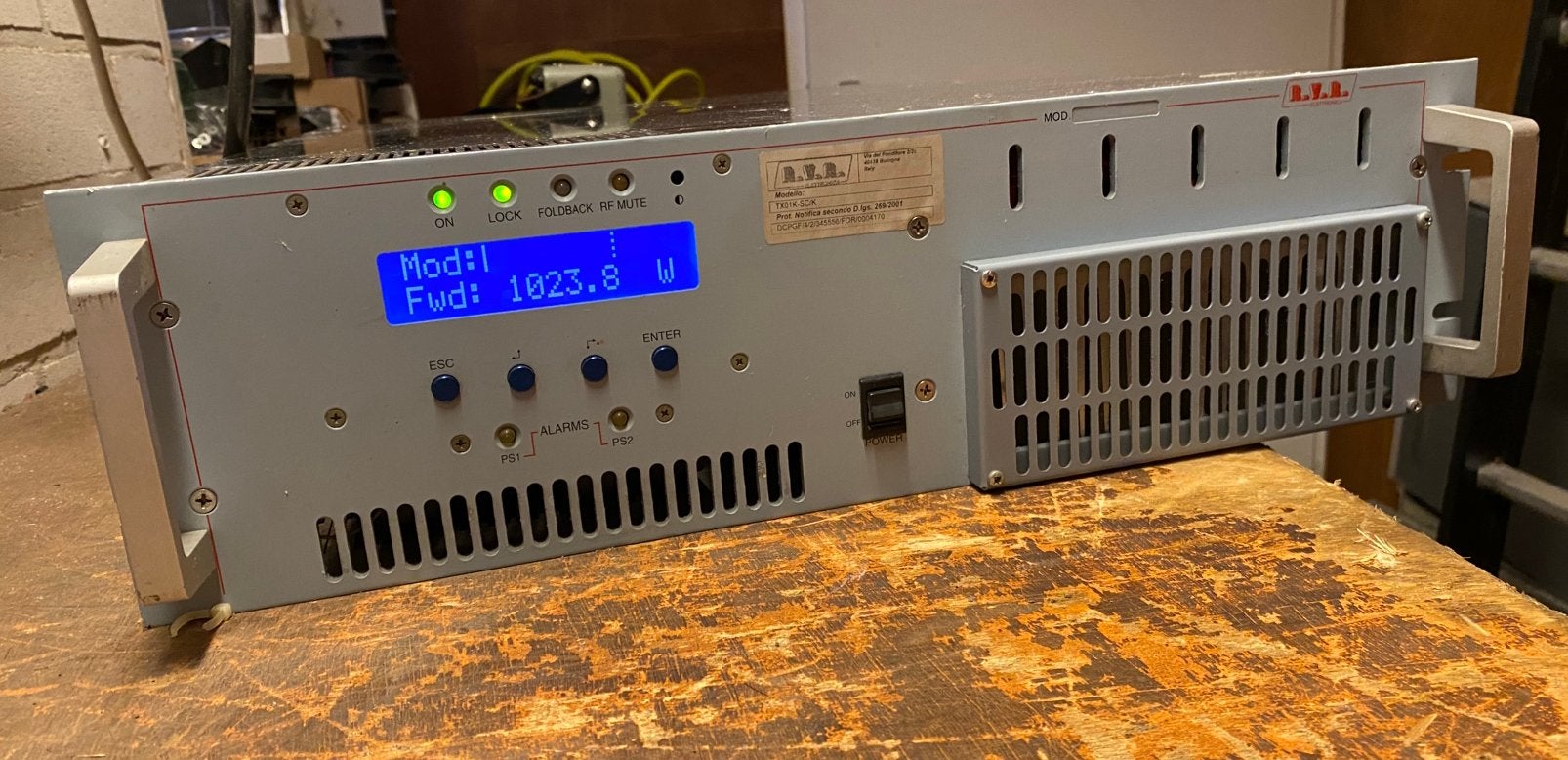RVR TEX1000-LCD All-in One 1000w, Telecommunicatie, Zenders en Ontvangers, Ophalen, Gebruikt, Zender