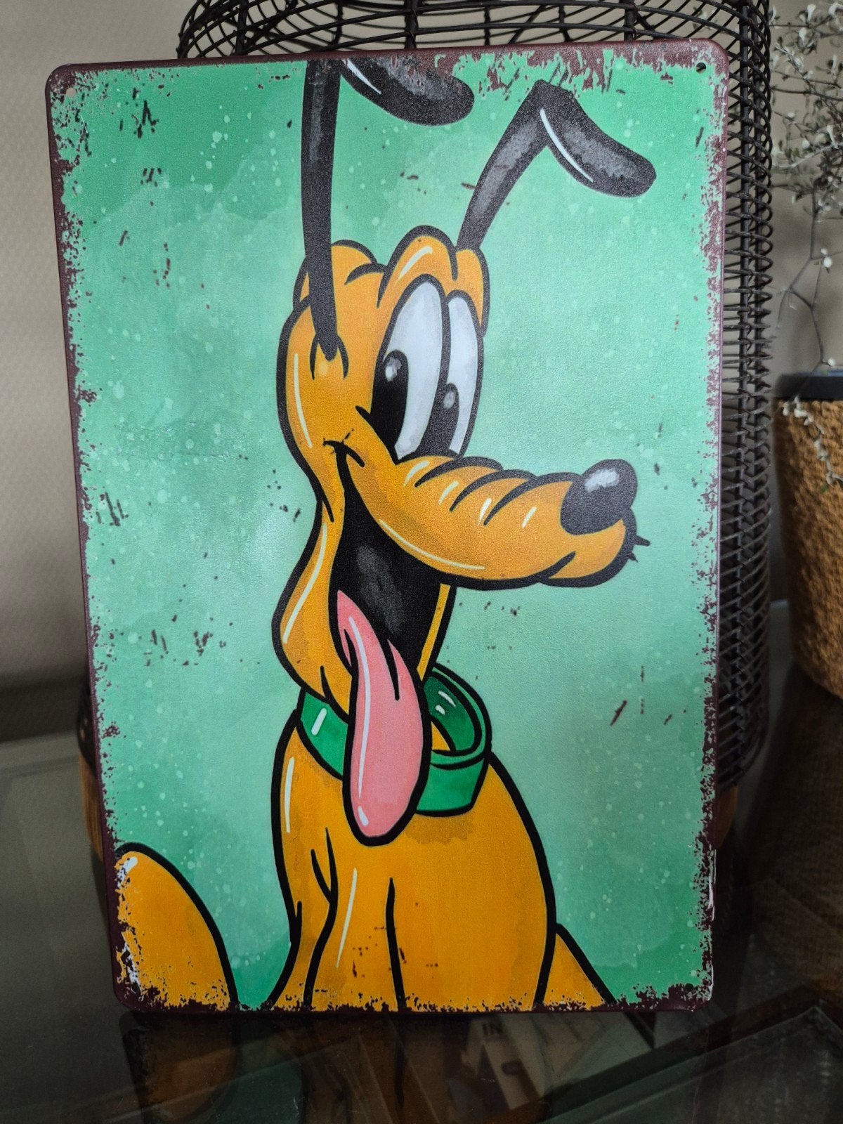 Pluto/disney wandbord, Ophalen of Verzenden, Goofy of Pluto, Servies