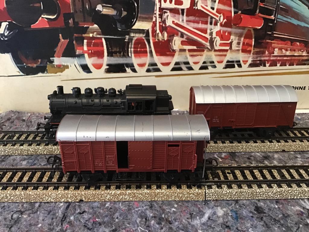 Marklin setje met 3032 digitaal 2 goedernwagons, Wisselstroom, Ophalen of Verzenden, Märklin, Gebruikt