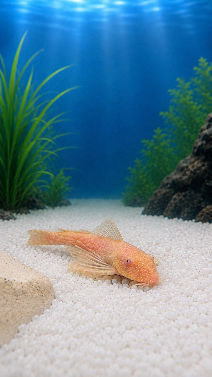 Albino Pleco (Ancistrus), Zoetwatervis