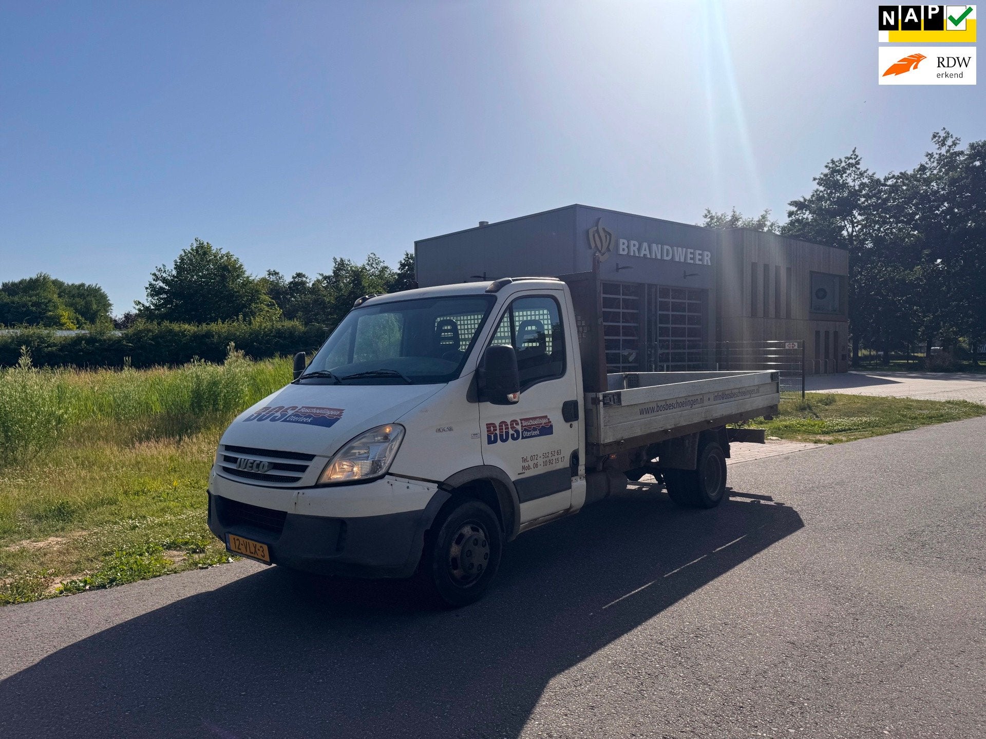 Iveco Daily 40C12 D 375 PICK-UP.PICK-UP, Auto's, Achterwielaandrijving, Iveco, 116 pk, Origineel Nederlands