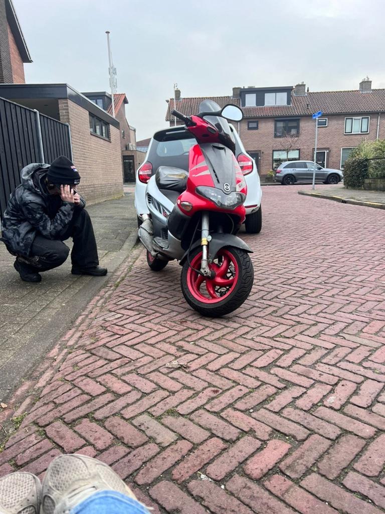 Gilera Runner met geklapte koppakking - opknapper, Fietsen en Brommers, Ophalen of Verzenden, Gebruikt, Overige typen, Gilera