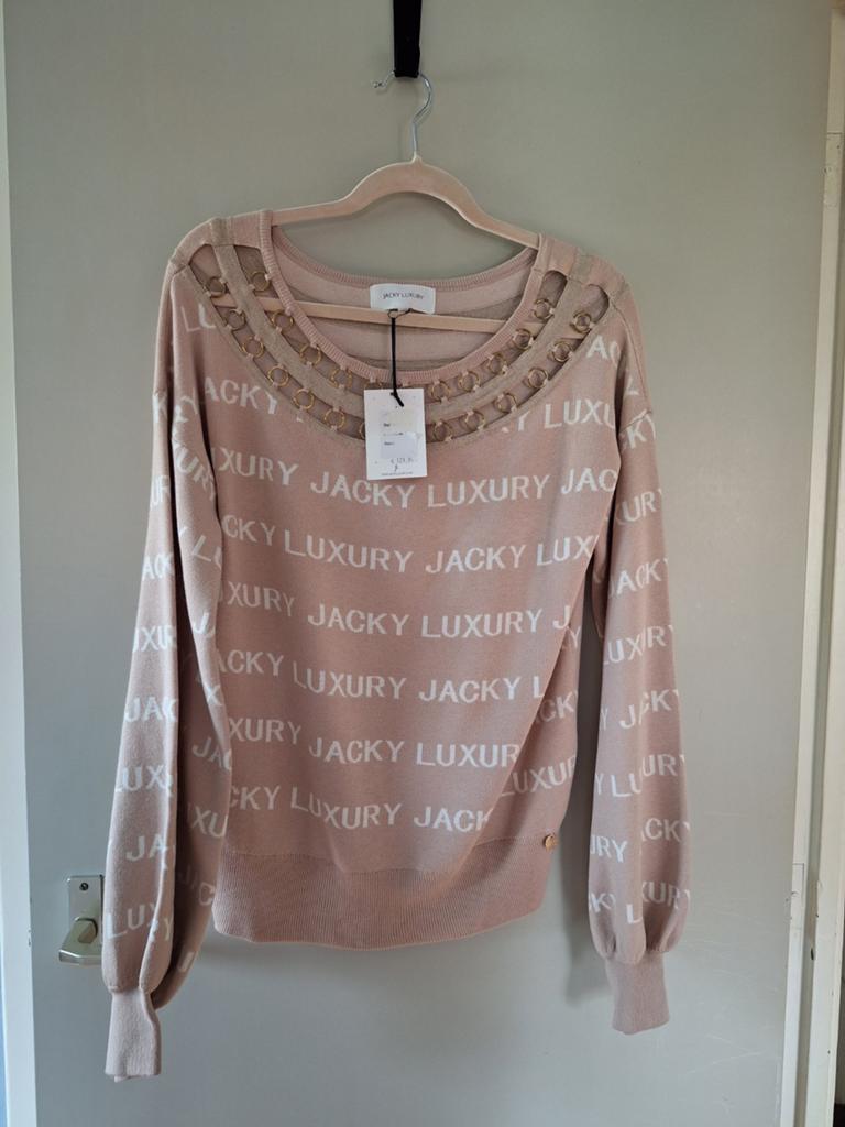 Jacky Luxury trui, Beige, Maat 42/44 (L), Nieuw, Ophalen of Verzenden