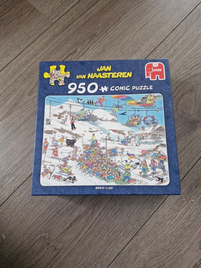 Jan van Haasteren puzzel 950 stukjes - 'Break a leg', Ophalen, 500 t/m 1500 stukjes, Zo goed als nieuw