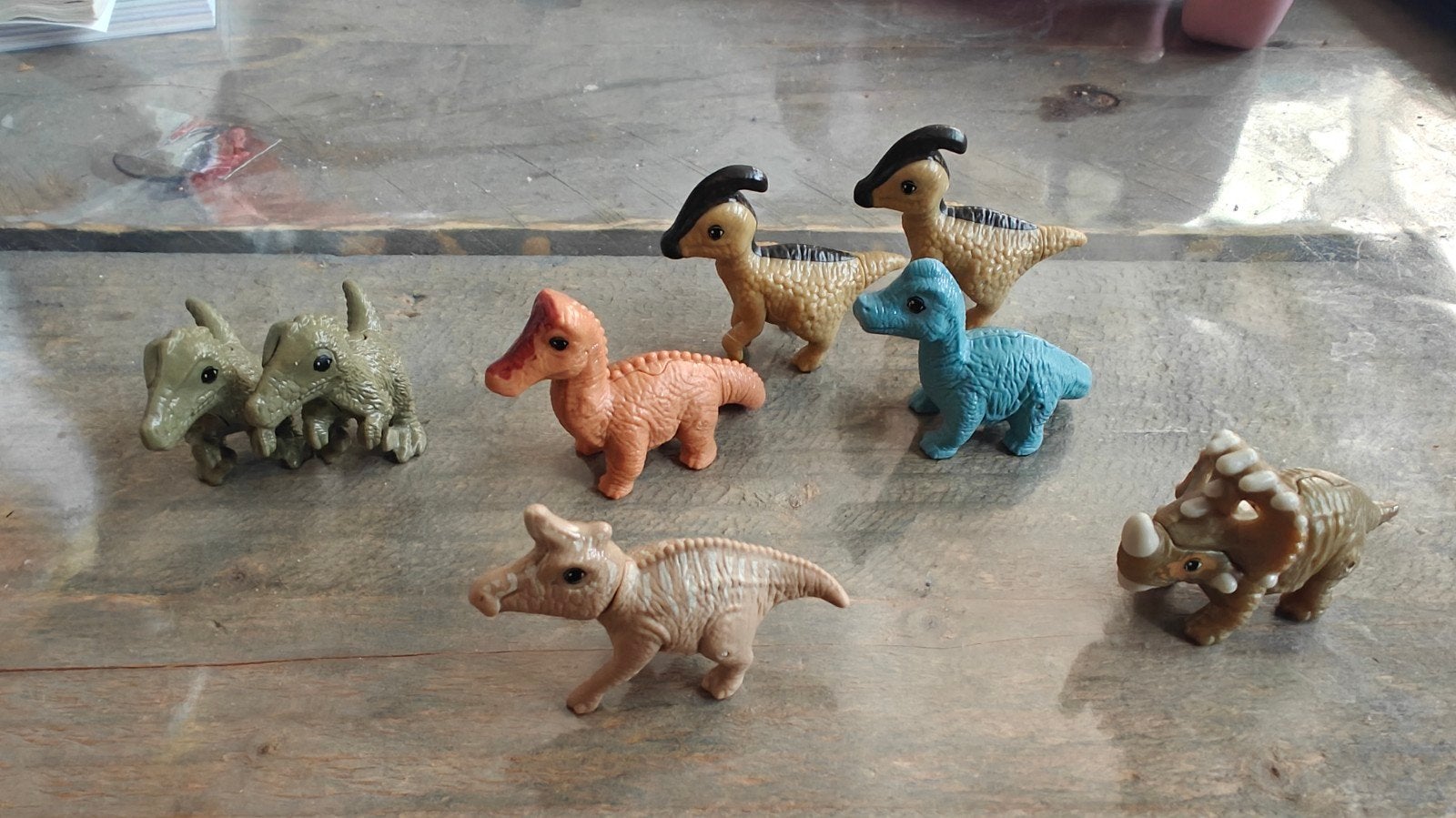 Kindersurprise Dinosaurus Collectie - 7 Stuks, Ophalen of Verzenden, Gebruikt