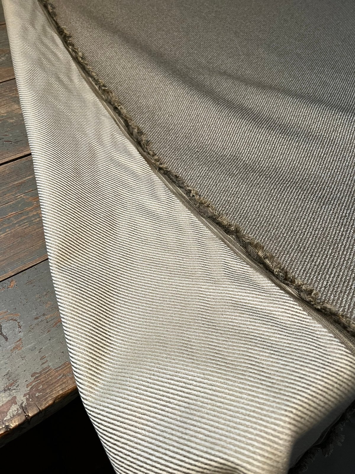 GROTE ROL STOF 6 METER GESTREEPT STOFFEN COUPON, 120 cm of meer, 200 cm of meer, Ophalen of Verzenden, Zo goed als nieuw
