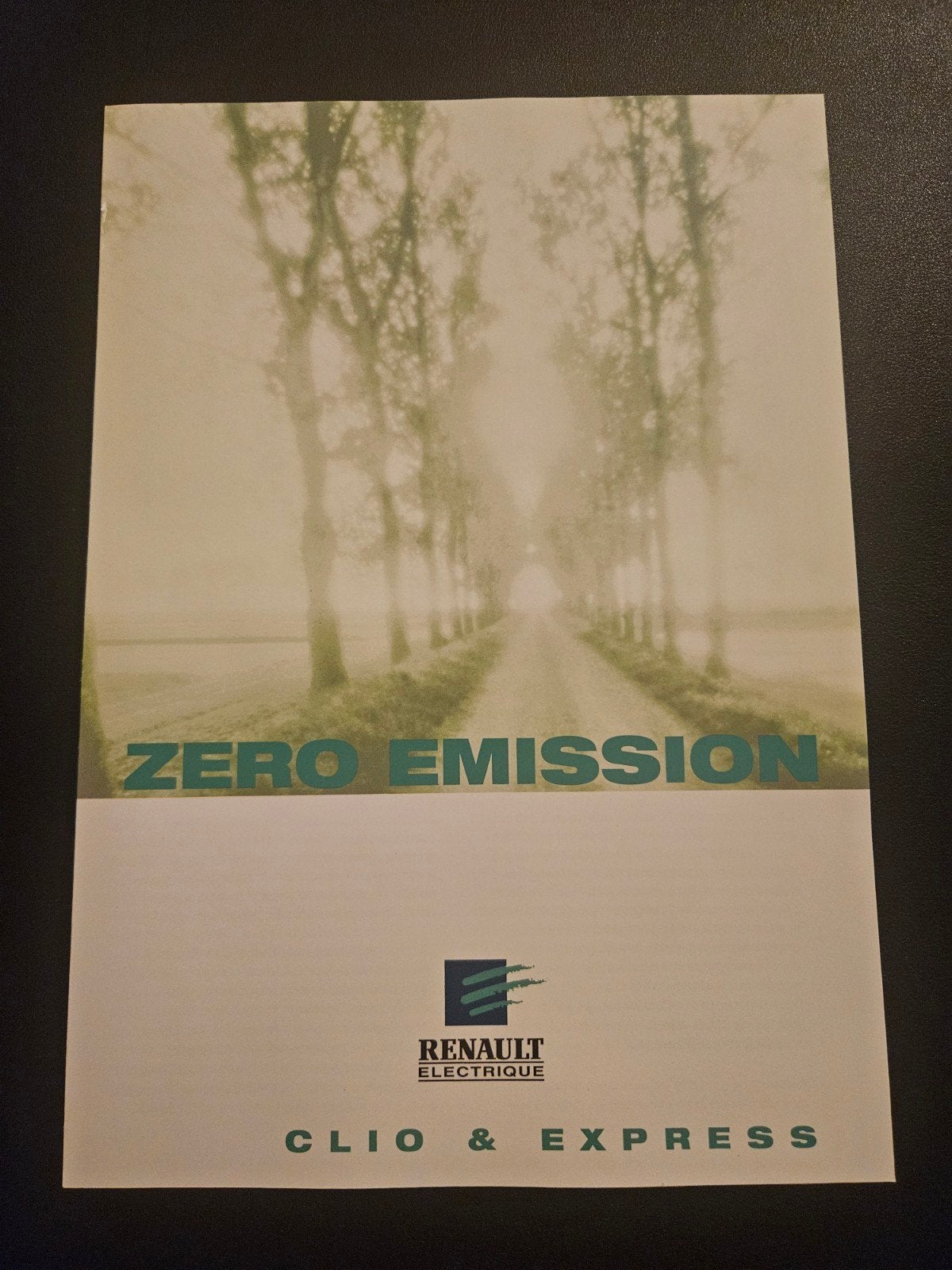 Brochure Renault Clio & Express Electrique, Ophalen of Verzenden, Zo goed als nieuw, Renault