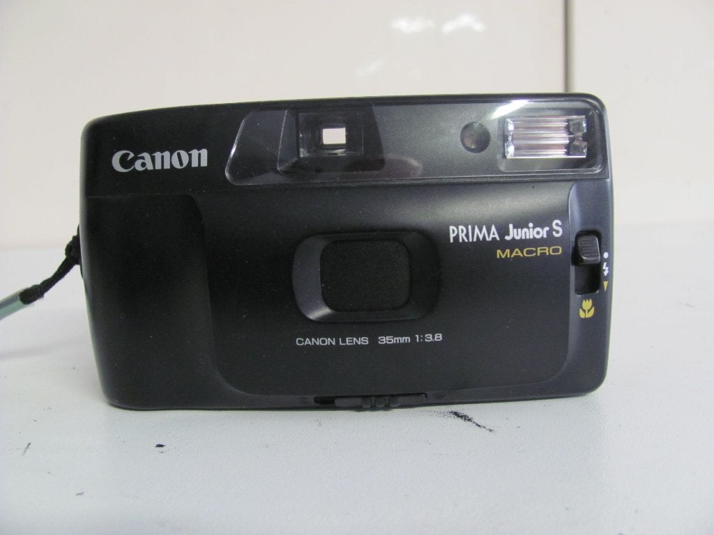 Canon prima junior S macro in goede staat, Ophalen of Verzenden, Zo goed als nieuw, Spiegelreflex, Canon