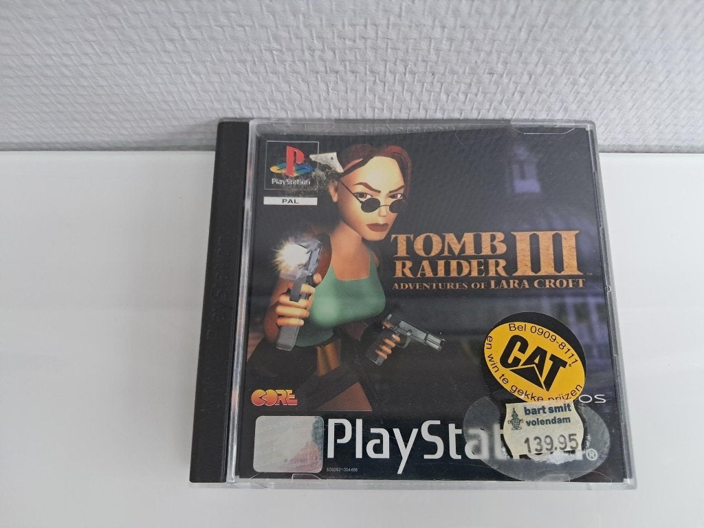 PS1 Game Tomb Raider 3, Spelcomputers en Games, Avontuur en Actie, Vanaf 18 jaar, 1 speler, Ophalen of Verzenden