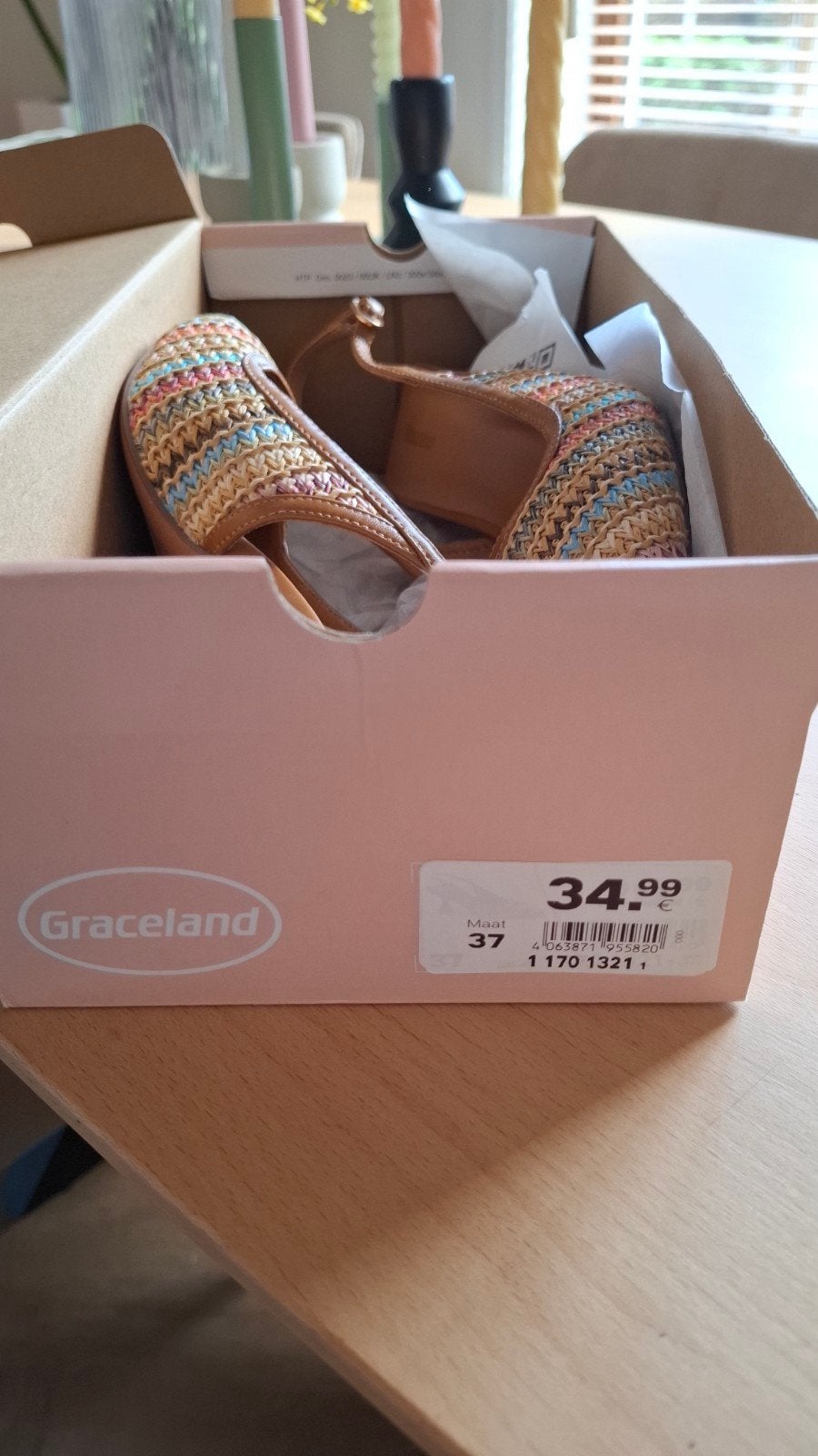Pumps Nieuwe Graceland Hakken Maat 37 - Kleurrijk Design, Pumps, Overige kleuren, Nieuw, Ophalen of Verzenden
