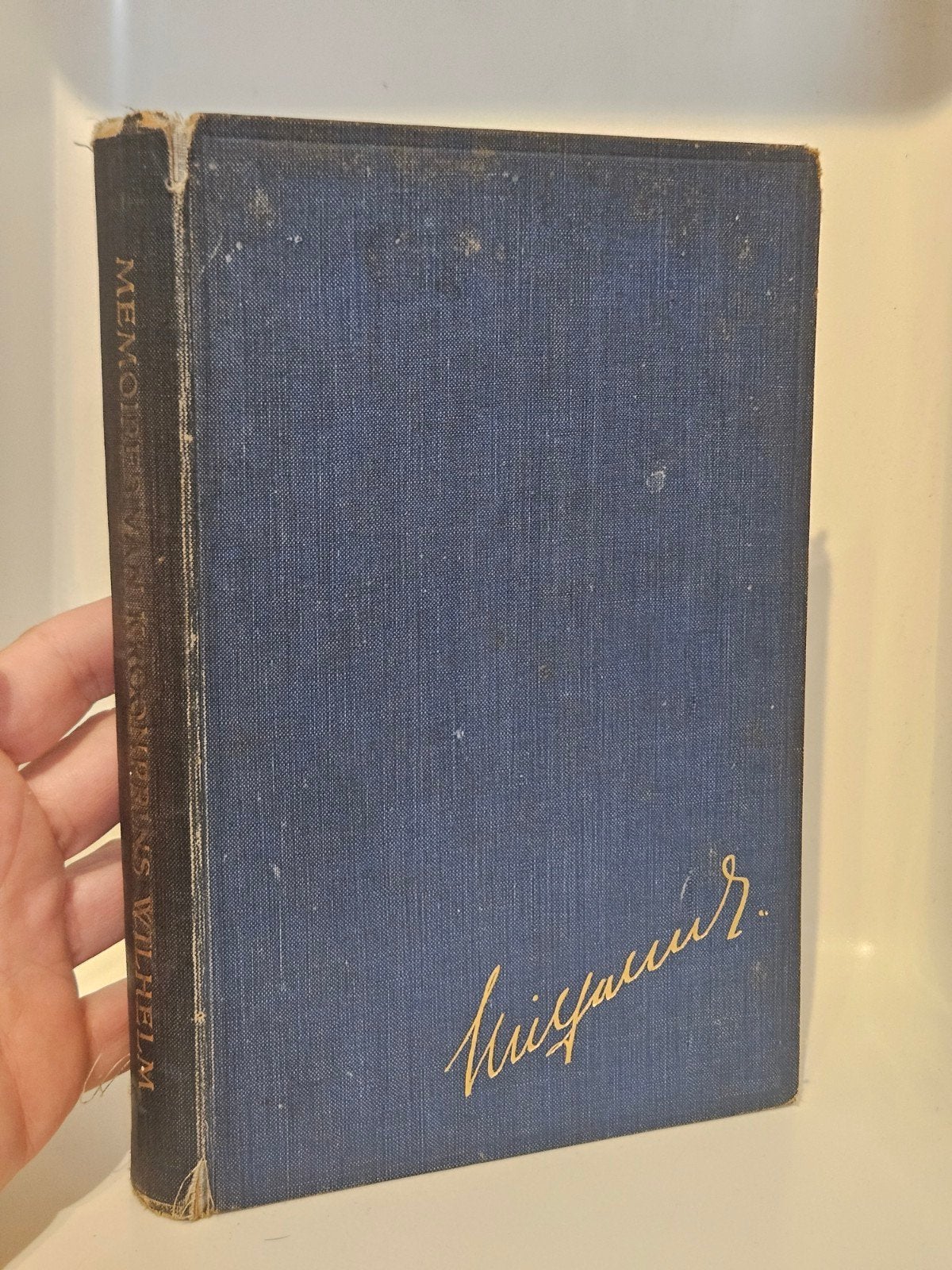 Zeldzaam antiek boek Memoires van kroonprins Wilhelm 1921, Karl Rosner, Verzenden, 20e eeuw of later, Gelezen