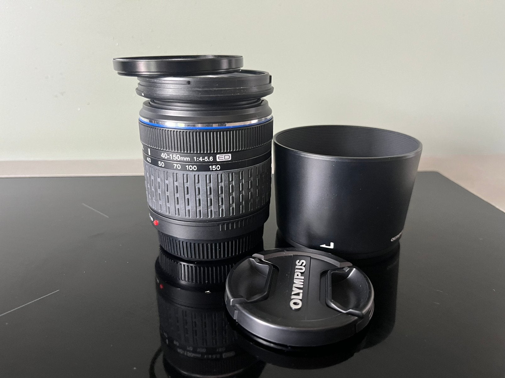 Olympus Zuiko digital 40-150 mm f/4.0-5.6 Telelens, Audio, Tv en Foto, Fotografie | Lenzen en Objectieven, Zo goed als nieuw, Telelens
