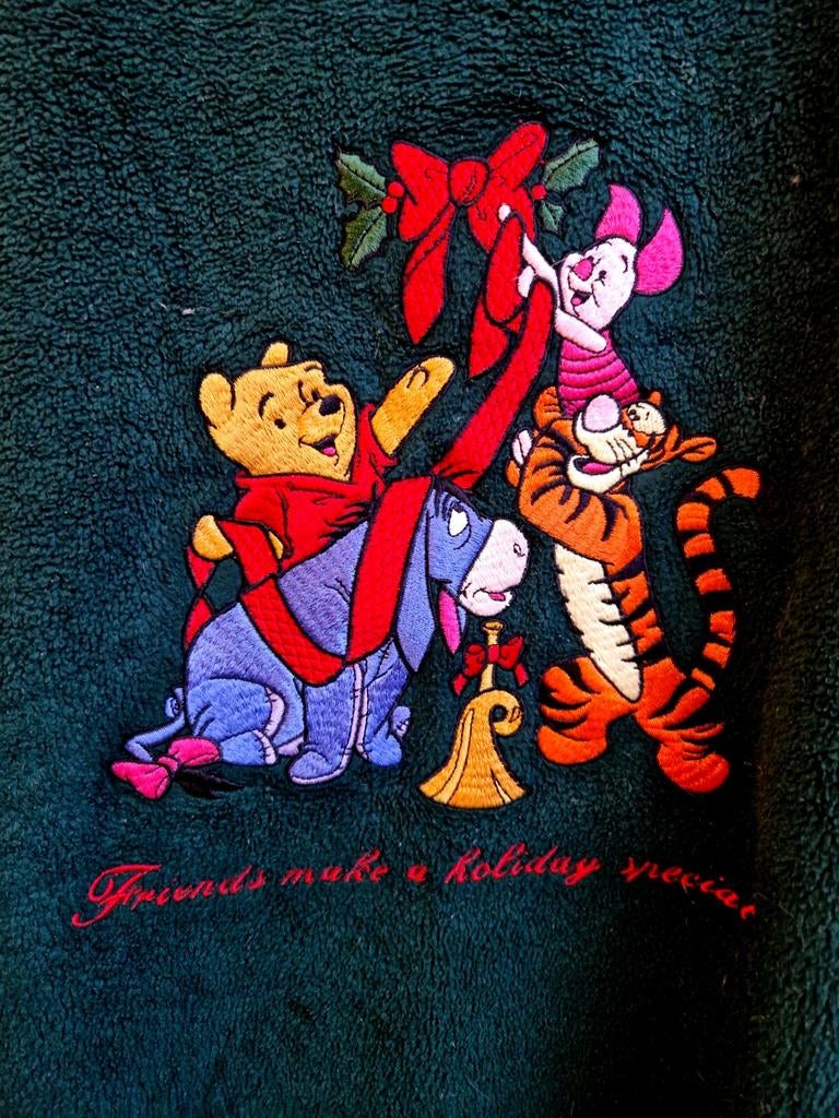 Super gave vintage Disney Store winnie de pooh fleece, Ophalen of Verzenden, Maat 46/48 (XL) of groter, Groen