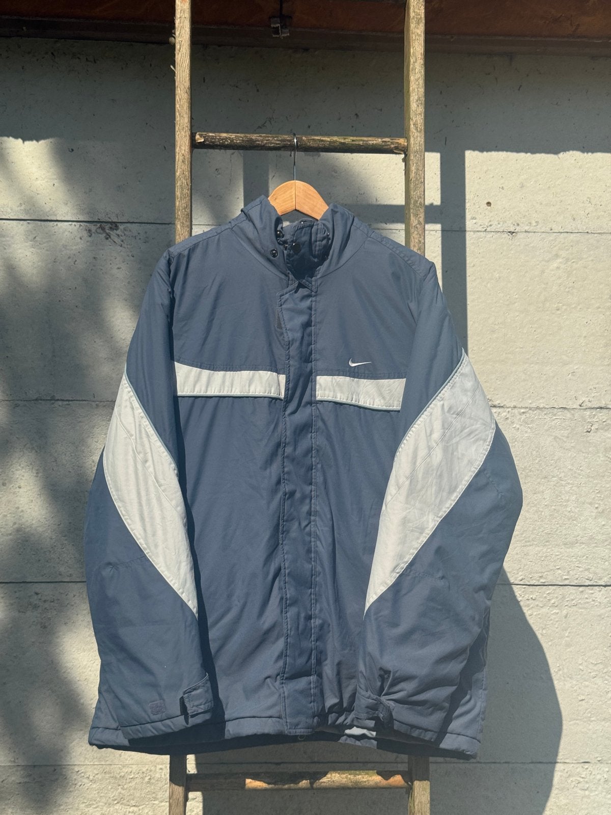 Nike Vintage Winterjas - Zo goed als nieuw, Verzenden, Zo goed als nieuw, Maat 52/54 (L), Blauw