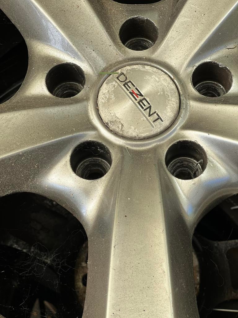 Winterbanden met velgen 5x114,3 ET40 - Hyundai Tucson, Ophalen, Gebruikt, Winterbanden, Banden en Velgen