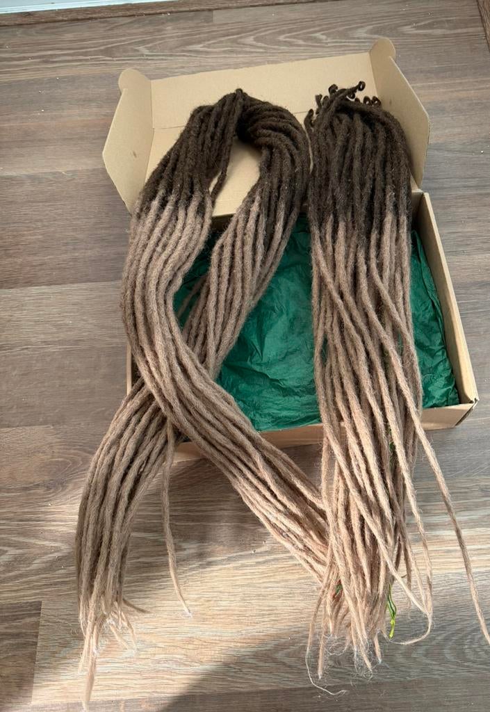 Dreadlock extensions, Ophalen of Verzenden, Zo goed als nieuw, Pruik of Haarverlenging