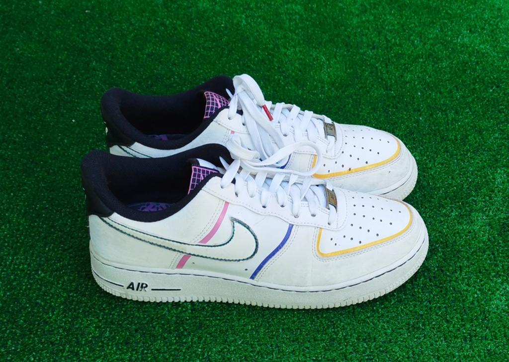 Nike Air Force 1 Low '07 LV8 Wit Multi-Color Maat #41, Wit, Nike, Ophalen of Verzenden, Sneakers of Gympen
