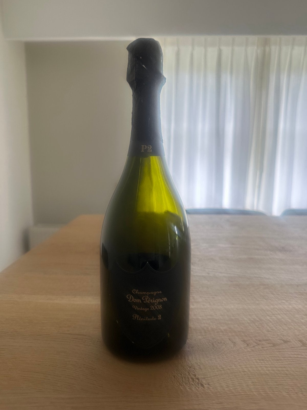 Dom Pérignon P2 Vintage 2008 Decoratieve Fles, Ophalen of Verzenden, Gebruikt