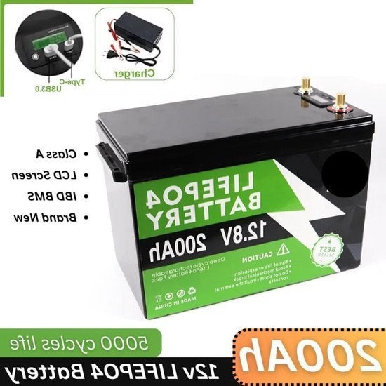 12V LiFePO4 Batterij – Lithium-IJzerfosfaat Accu, Corvance B.V., Verzenden, Nieuw, Corvancebol@gmail.com