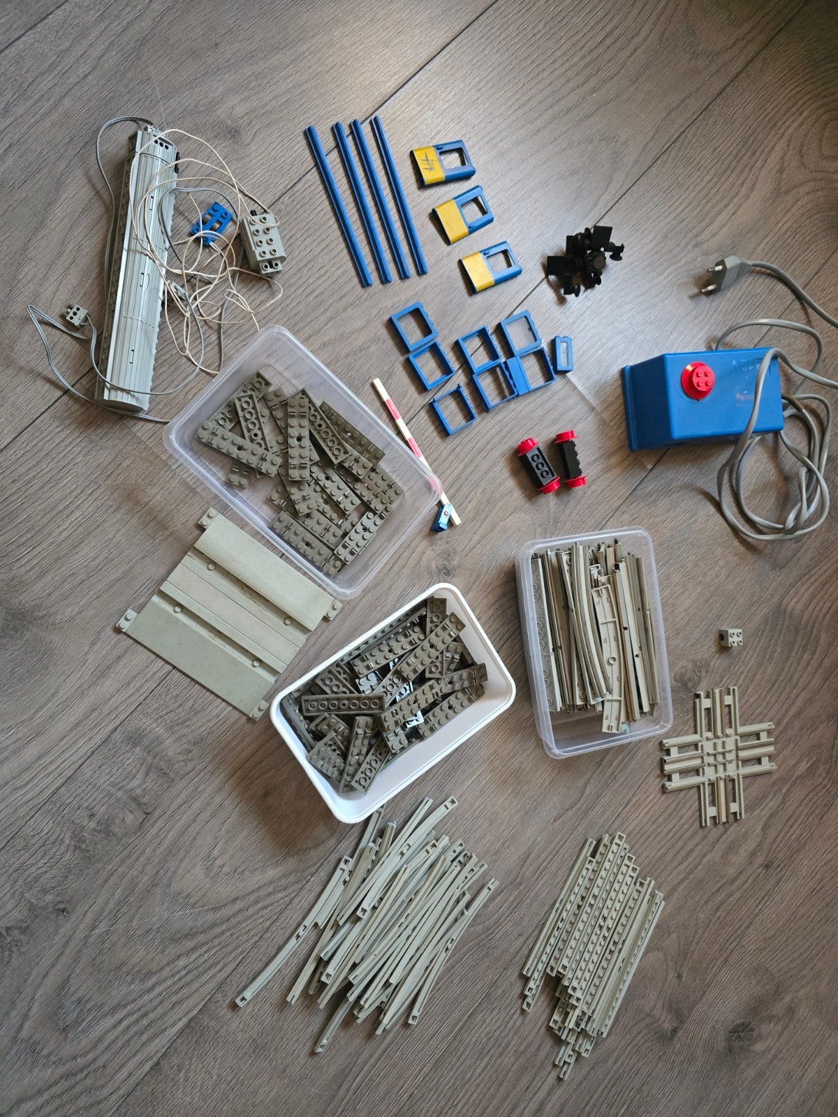 Vintage Lego Treinrails en Onderdelen, Gebruikt, Lego, Ophalen of Verzenden, Losse stenen