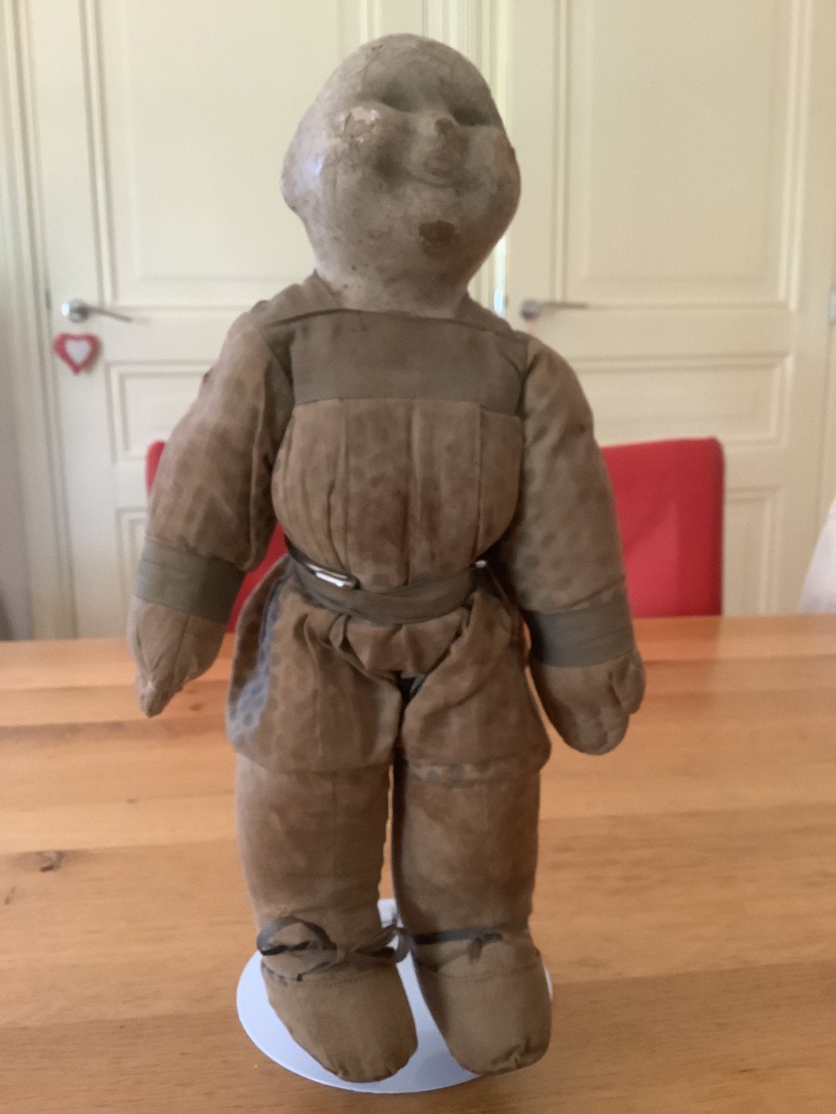 Antieke pop 31 cm., Ophalen of Verzenden, Zo goed als nieuw, Pop