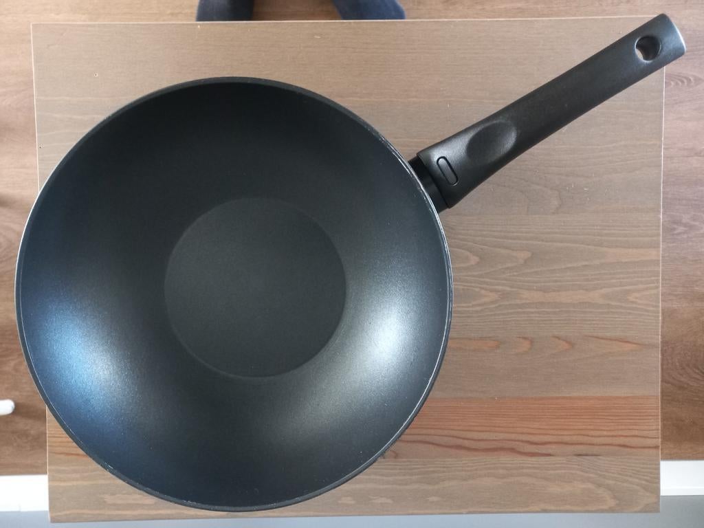 BK Wokpan - Perfect voor Roerbakgerechten, Huis en Inrichting, Keuken | Potten en Pannen, Ophalen, Gebruikt, Aluminium, Keramische plaat
