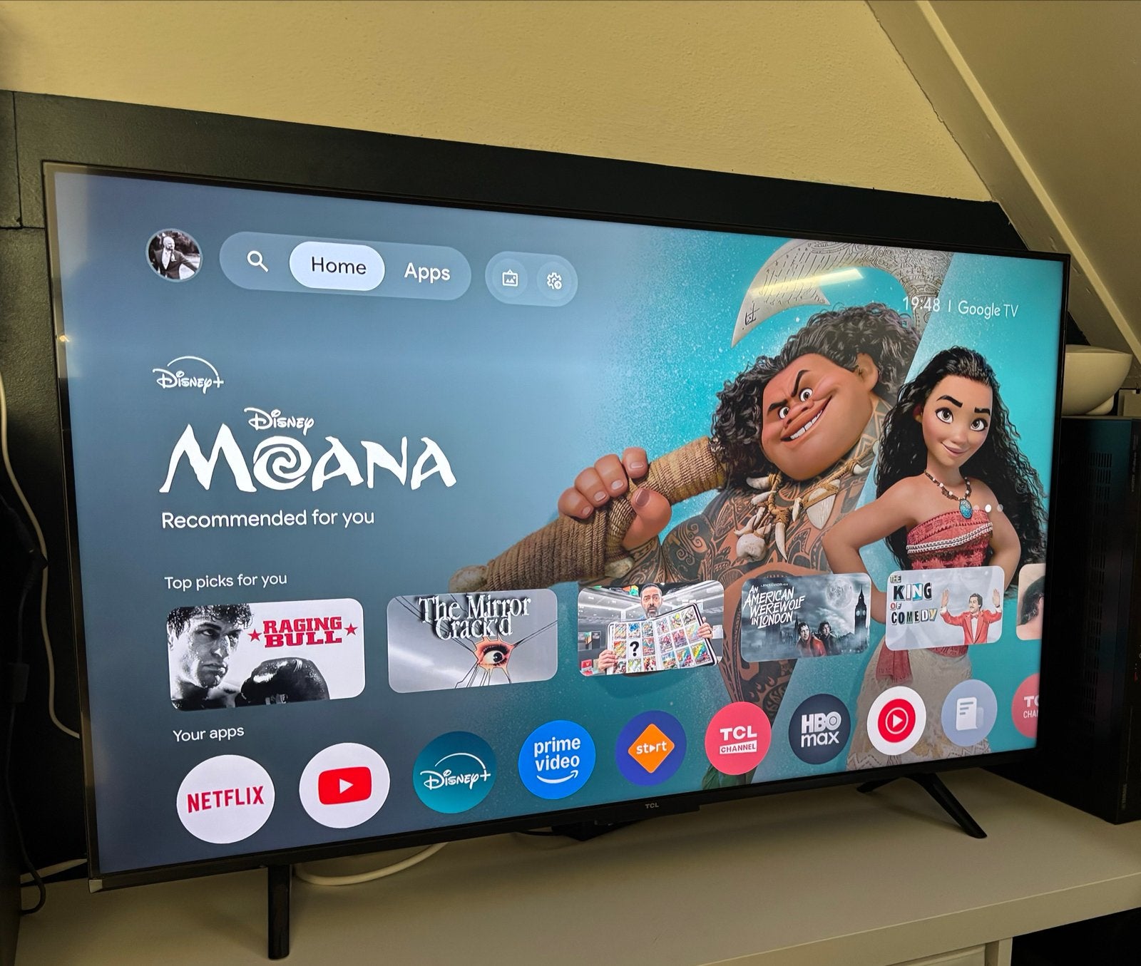 TCL 43P635 43 inch 4K Smart TV, LED, 50 Hz, Zo goed als nieuw, 100 cm of meer