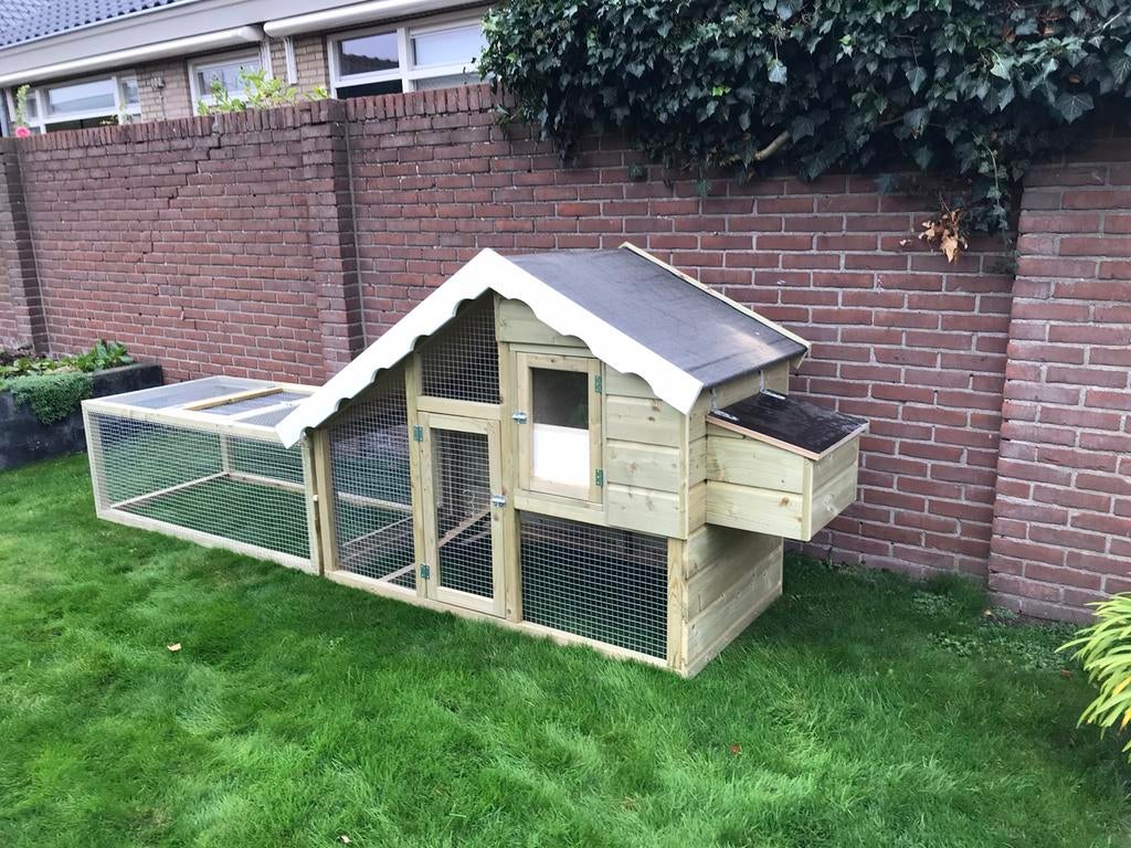 kippenhok met uitloopren, Ophalen of Verzenden, Nieuw, Kippenhok of Kippenren