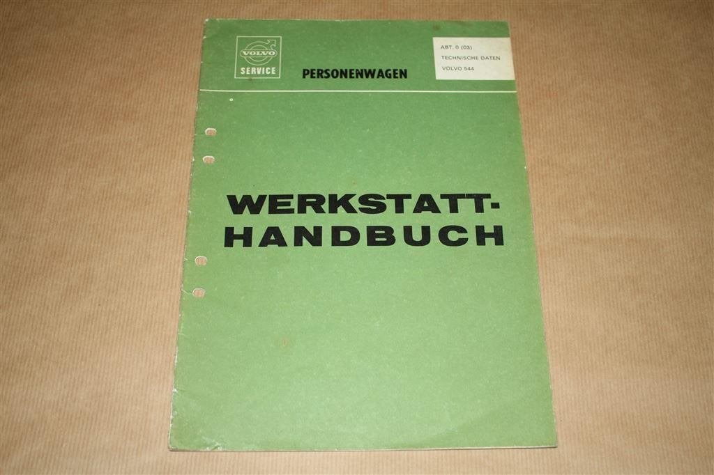 Volvo 544 Werkstatt-Handbuch - Technische Daten, Auto diversen, Ophalen of Verzenden