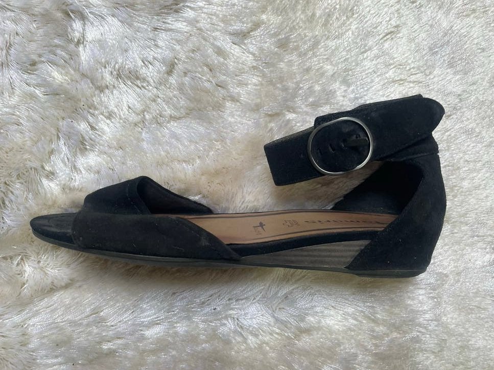 Relaxte Tamaris zwarte sandalen maat 40, Kleding | Dames, Schoenen, Ophalen of Verzenden, Gedragen, Zwart, Sandalen of Muiltjes