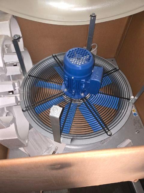 dakventilator met opstand voor platdak, Ophalen, Nieuw, Ventilator