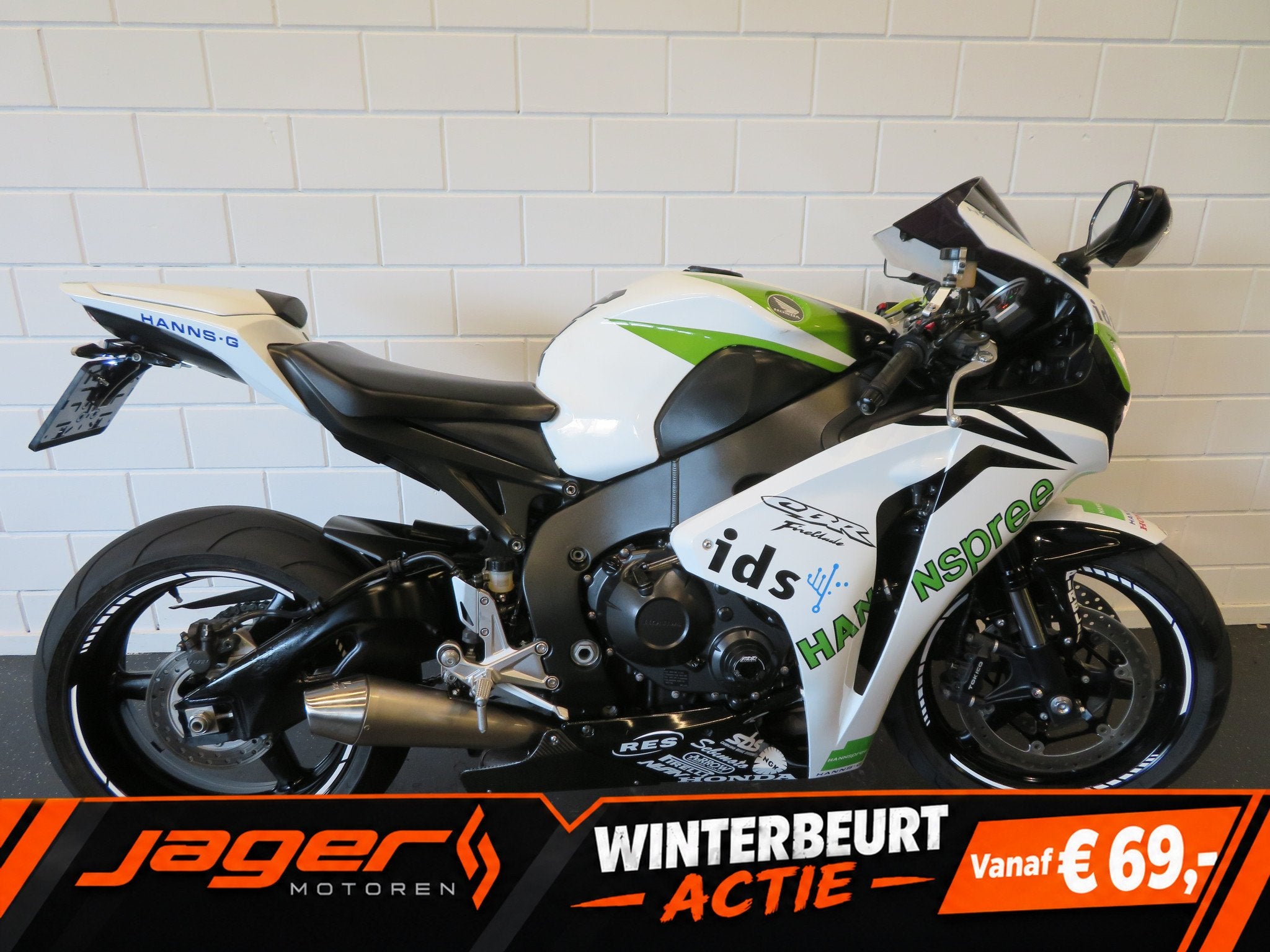 Honda CBR 1000 RR FIREBLADE HANSPREE TOP! (bj 2011), Super Sport, Gebruikt, Bedrijf