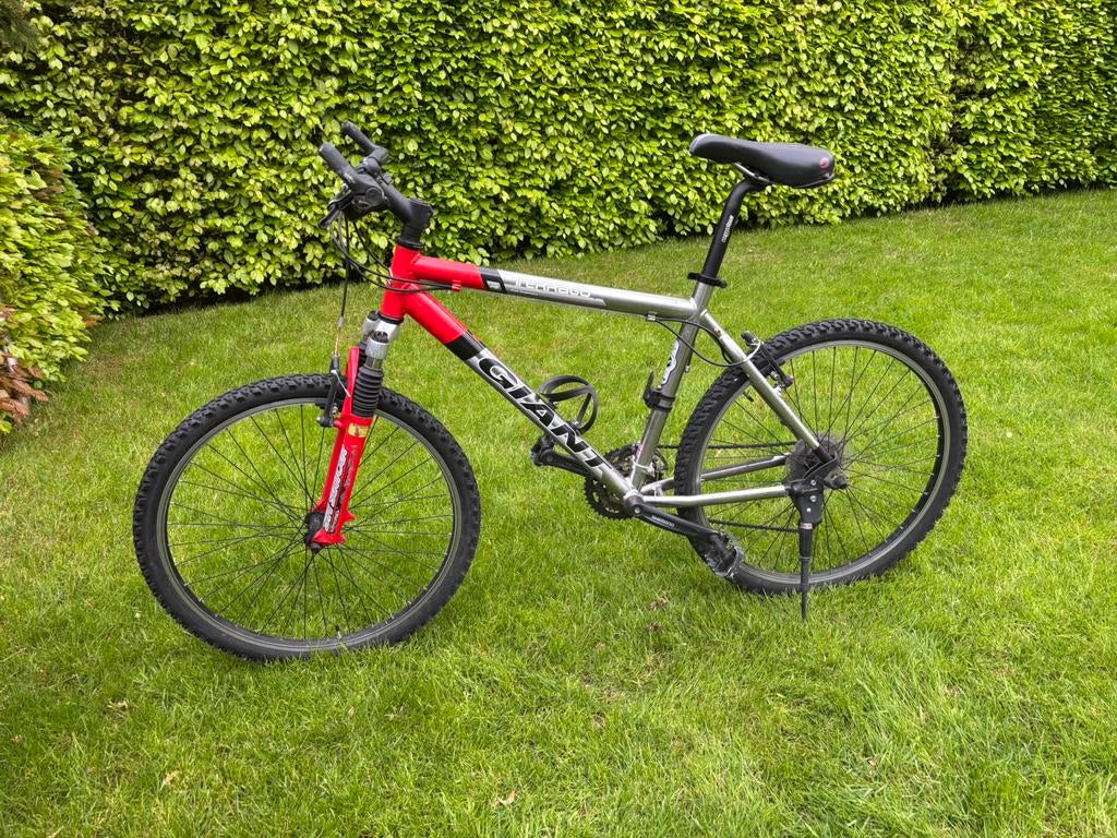 Leuke, goed fietsend Giant mountainbike, maat M, 19 inch., Ophalen, Gebruikt, Hardtail, Velgrem