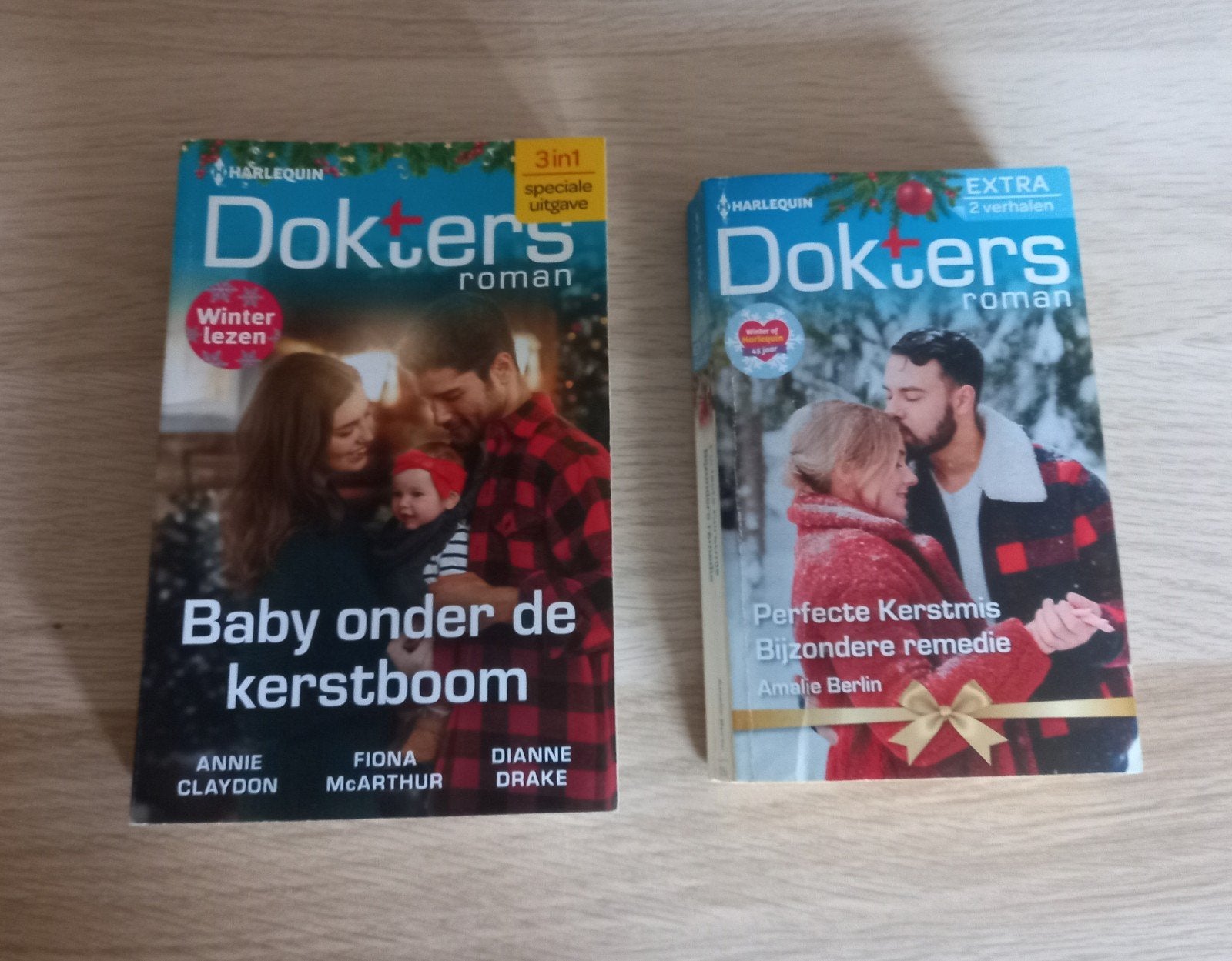 Harlequin Doktersroman Kerstmis - 2 boeken, Boeken, Ophalen of Verzenden, Zo goed als nieuw, Annie Claydon, Fiona McArthur, Dianne Drake, Amelie Berlin