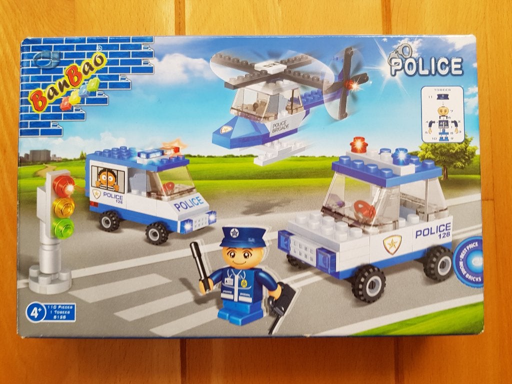 Politieset Banbao, bouwblokjes, nieuw!, Ophalen of Verzenden, Nieuw, Overige merken